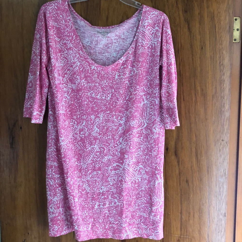 3/4 sleeve Lilly Pulitzer tee shirt Dress